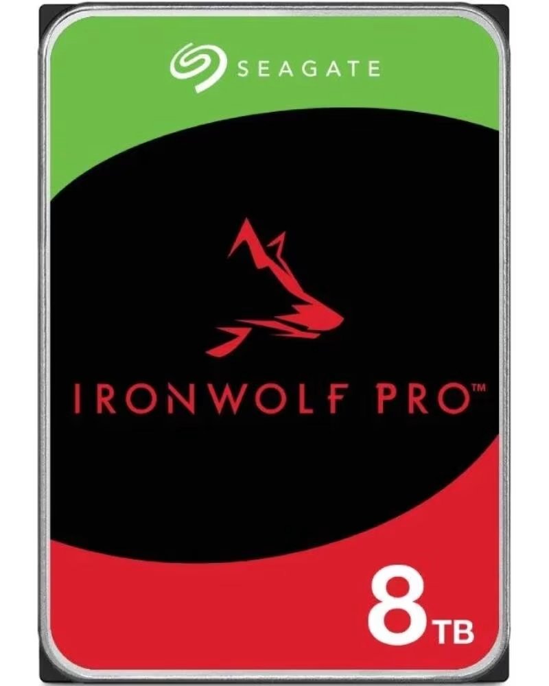 SEAGATE Disco Duro IronWolf Pro NAS ST8000NT001 8TB- 3 5- SATA III- 256MB