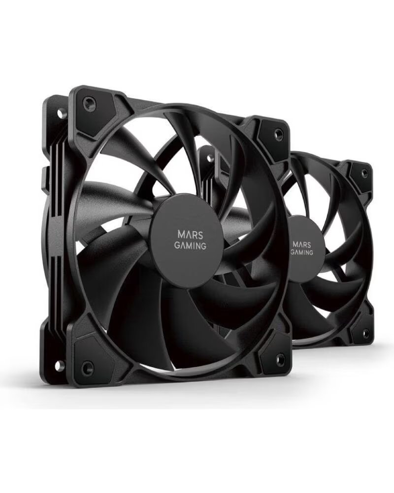 MARS GAMING Pack 2 Ventiladores MF-PROX2- 12cm