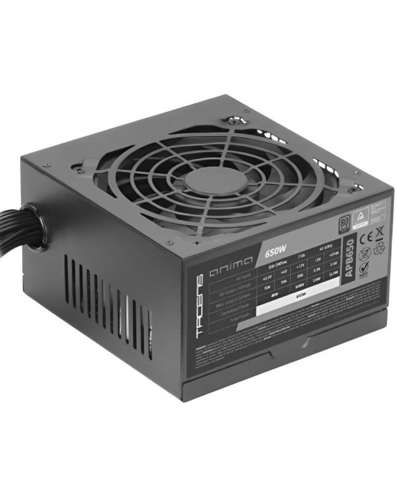 ANIMA Fuente de Alimentacion Tacens APB650- 650W- Ventilador 12cm- 80 Plus Silver