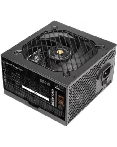 MARS GAMING Fuente de Alimentacion MPB650SI- 650W- Ventilador 12cm- 80 Plus Bronze