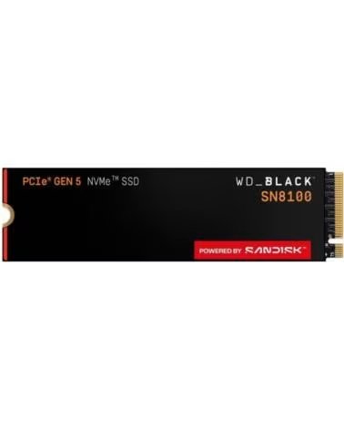 SANDISK Disco SSD WD Black SN8100 1TB- M 2 2280 PCIe Gen5- Full Capacity