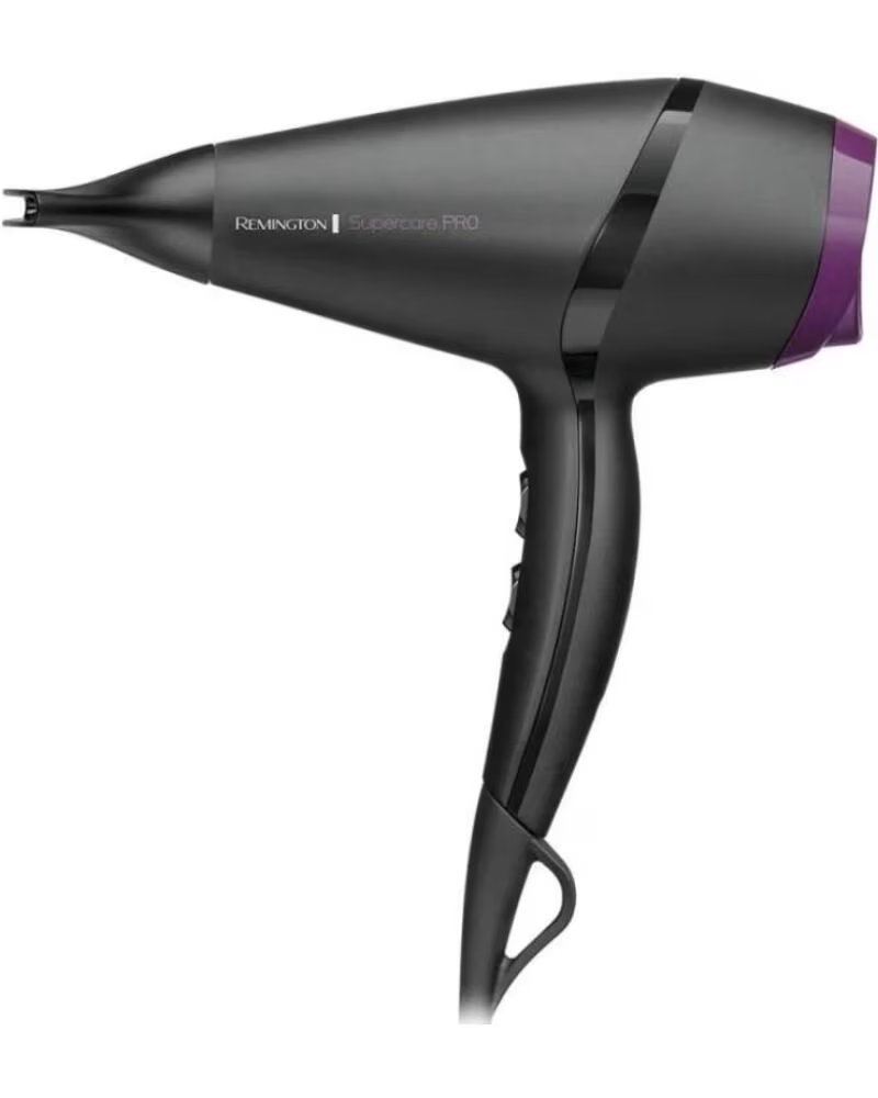 REMINGTON Secador SuperCare Pro 2100 AC7100- 2100W- Ionico- Negro y Lila