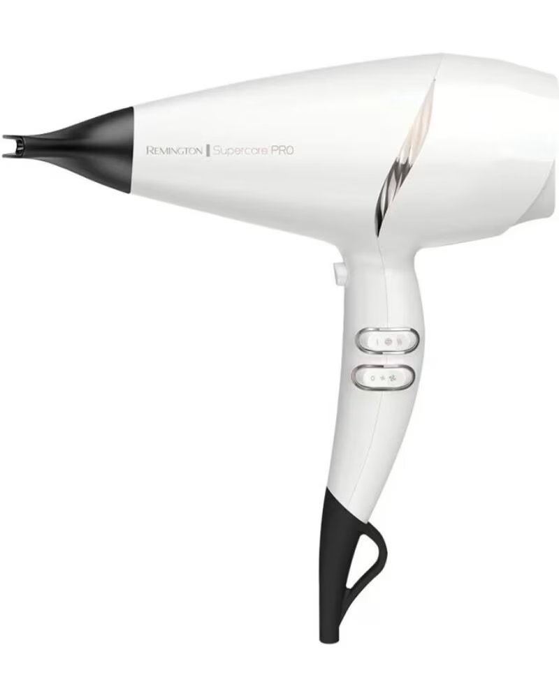 REMINGTON Secador SuperCare Pro 2200 AC7200W- 2200W- Ionico- Blanco