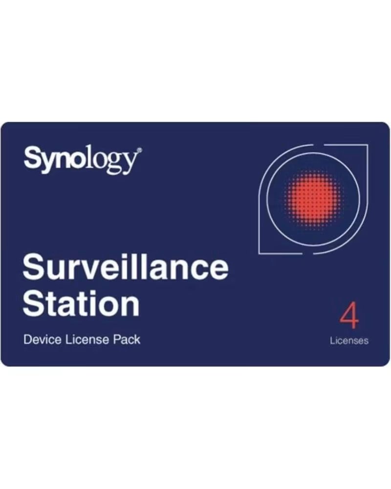 SYNOLOGY Licencia Fisica Surveillance Device License Pack- 4 Dispositivos