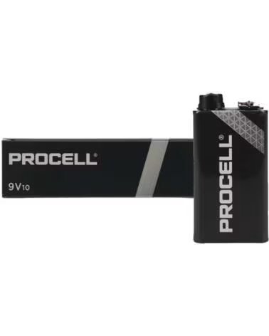 DURACELL Pack de 10 Pilas PROCELL ID1604IPX10- 9V- Alcalinas