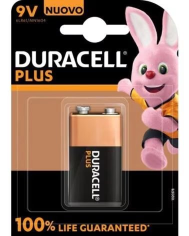 DURACELL Pila Plus MN1604- 9V- Alcalina