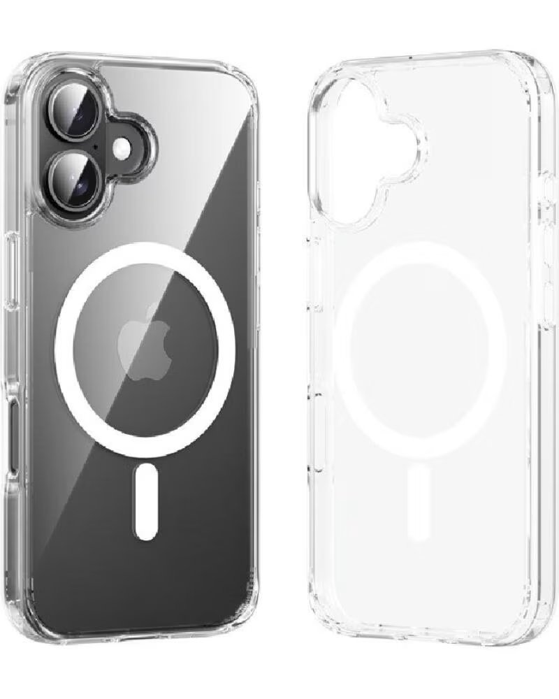 VENTION Funda Dura con Magsafe KUGT0-20- Compatible con iPhone 16 Plus- Transparente