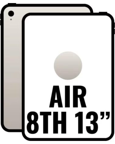 APPLE iPad Air 13 8th Wi-Fi- M4- 1TB- Blanco Estrella