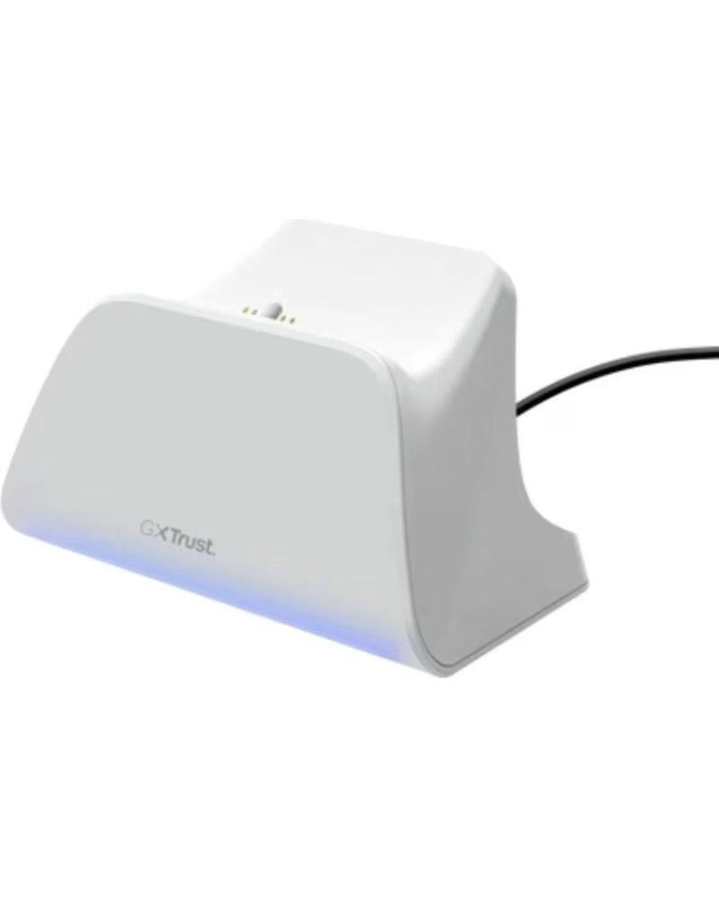 TRUST GAMING Estacion de Recarga Rapida GXT 255 para PS5- Blanco