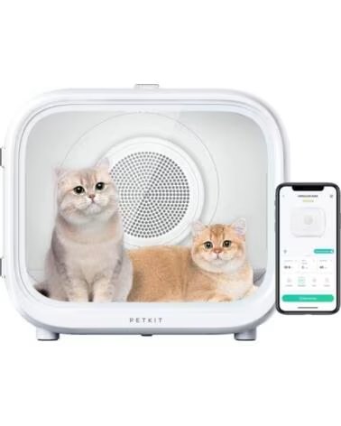 PETKIT Cabina de secado Automatico para Mascotas Airsalon Max- 60L- Control desde APP