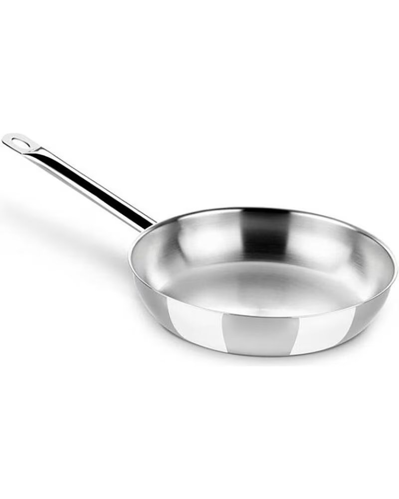 BRA Sarten Profesional A121612- 24cm- Acero inoxidable- Apta para Induccion