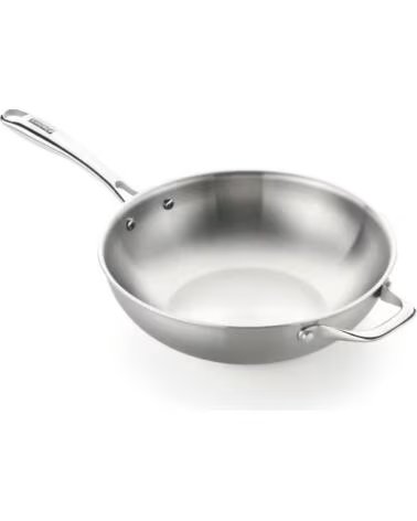 MONIX Sarten Wok Planet Inox M212028- Ø28cm- Aluminio fundido- Apta para Induccion