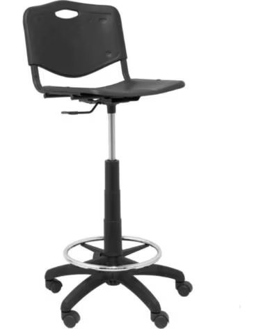 PIQUERAS Y CRESPO Taburete Robledo PVC T26GNI840RN- Negro