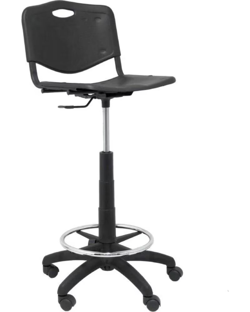 PIQUERAS Y CRESPO Taburete Robledo PVC T26GNI840RN- Negro