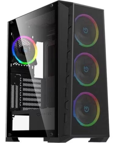 HIDITEC Caja Gaming Semitorre MH12 METAL MESH