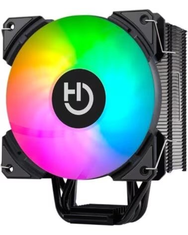 HIDITEC Ventilador con Disipador C12 PWM ARGB- 12cm