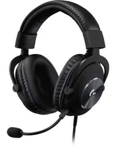 LOGITECH Auriculares Gaming con Microfono G Pro X- Jack 3 5- USB- Negros