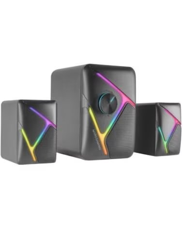 MARS GAMING Altavoces MS-H21- 35W- 2 1- Negros