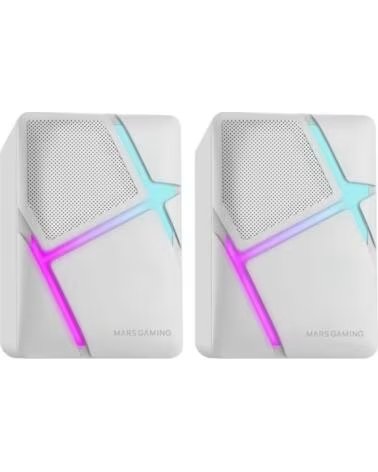 MARS GAMING Altavoces MS-H- 10W- 2 0- Blancos