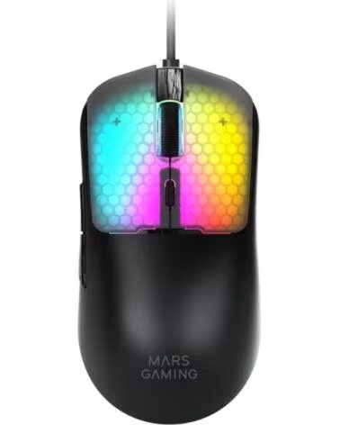 MARS GAMING Raton Gaming MM-Viper- Hasta 12800 DPI