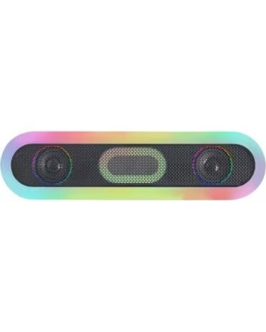 MARS GAMING Barra de sonido bluetooth msborb negro 20w iluminacion rgb 360