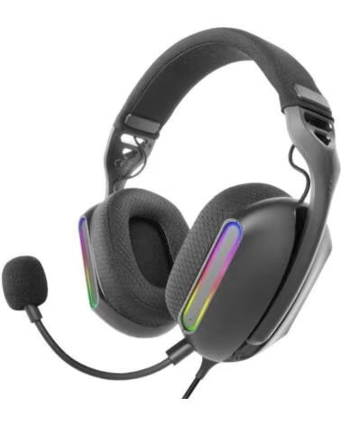 MARS GAMING Auriculares Gaming con Microfono MH-PRO- Jack 3 5- USB- Negros