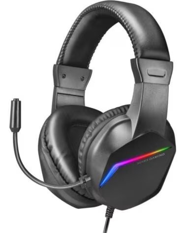 MARS GAMING Auriculares Gaming con Microfono MH122- Jack 3 5- Negros