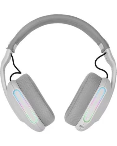 MARS GAMING Auriculares Gaming Inalambricos con Microfono MHWPRO- Jack 3 5- Bluetooth- Blancos