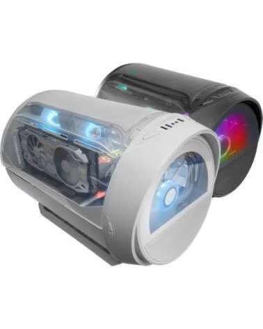 MARS GAMING Caja Gaming Minitorre MC-CYLON- Blanca