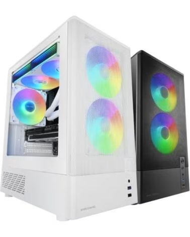 mars gaming Caja Gaming Minitorre MC-ONYX- Blanca