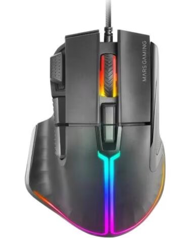mars gaming Raton Gaming MM-XT- Hasta 12800 DPI