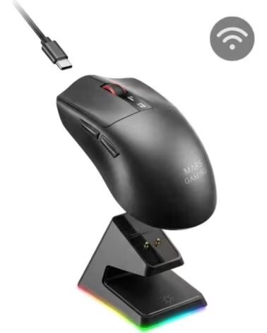 mars gaming Raton Gaming MMW-Elite- Bateria Recargable- Hasta 20000 DPI