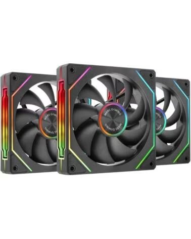 mars gaming Pack 3 Ventiladores MF-LINKFINITYKIT2- 12cm- ARGB