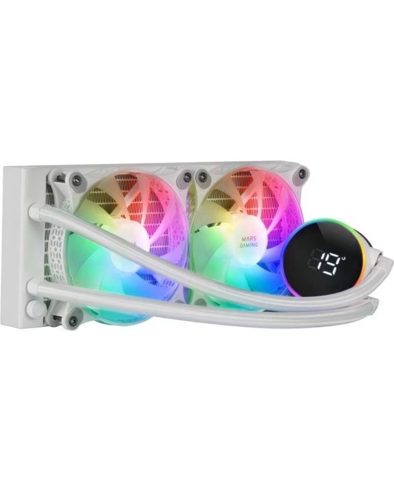 mars gaming Sistema de Refrigeracion Liquida ML-LCD240- Blanco