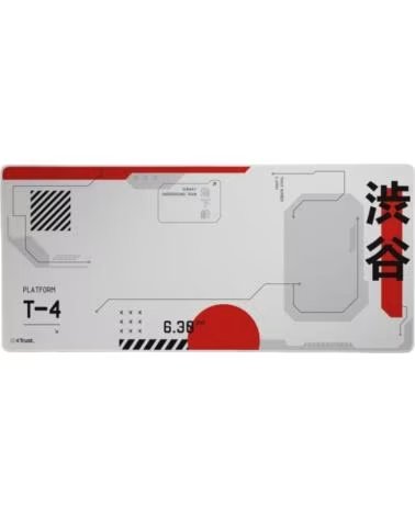 TRUST GAMING Alfombrilla GXT 759 XXL- 900 x 400 x 3mm- Blanca