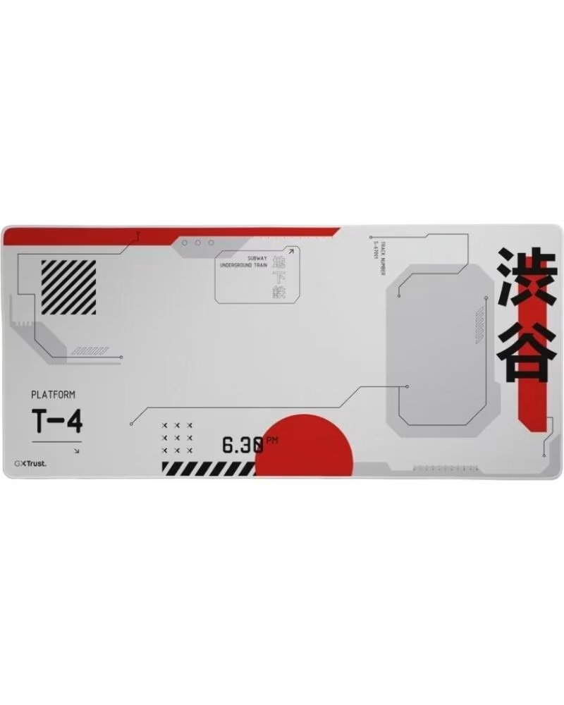 TRUST GAMING Alfombrilla GXT 759 XXL- 900 x 400 x 3mm- Blanca