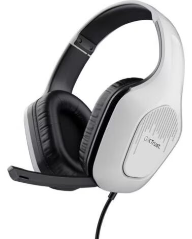 TRUST GAMING Auriculares Gaming con Microfono GXT 415 Zirox PS5- Jack 3 5- Blancos