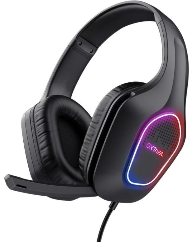 TRUST GAMING Auriculares Gaming con Microfono GXT 416 Zirox- Jack 3 5-USB Negros