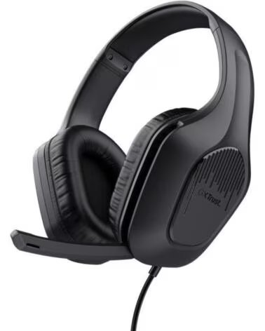 TRUST GAMING Auriculares Gaming con Microfono GXT 415 Zirox- Jack 3 5- Negros