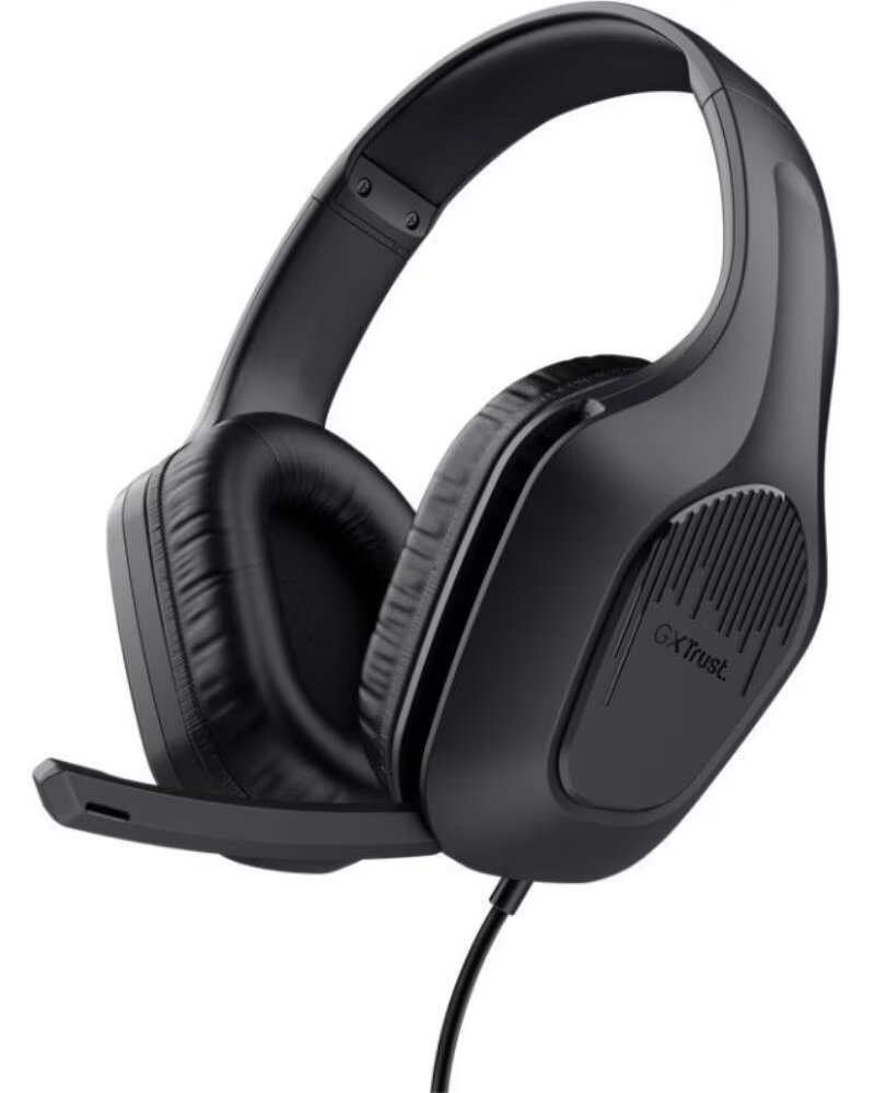 TRUST GAMING Auriculares Gaming con Microfono GXT 417 Zirox- Jack 3 5- Negros