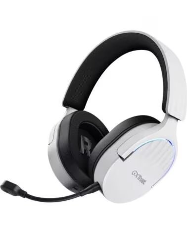 TRUST GAMING Auriculares Gaming Inalambricos con Microfono GXT 491 Fayzo- Bluetooth- Jack 3 5- Blancos