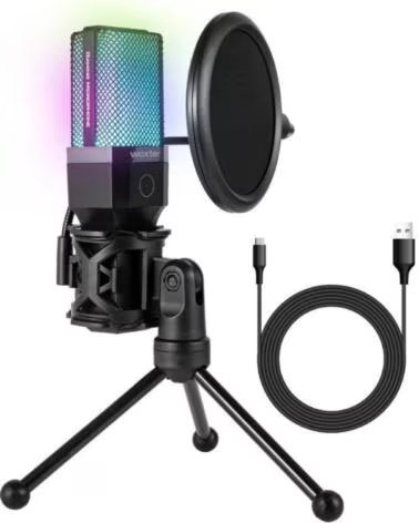 WOXTER Microfono Mic Studio 65 RGB- USB 2 0