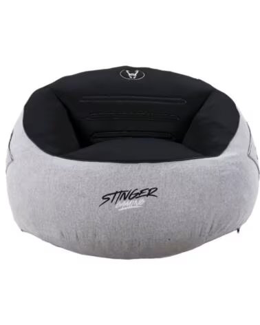 STINGER BY WOXTER Puff Woxter Stinger Gaming- con relleno- Gris y Negro