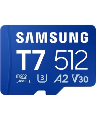 SAMSUNG Tarjeta de Memoria P7 512GB microSD XC- Clase 10- 170MBs