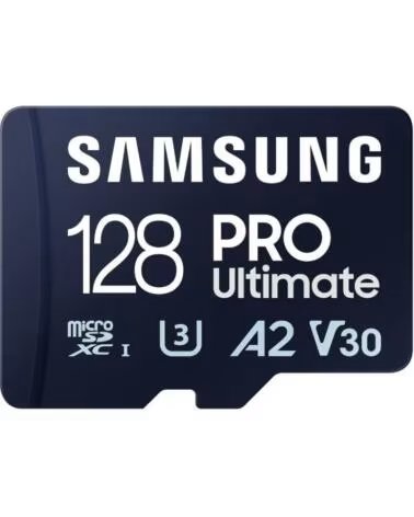 SAMSUNG MicroSDHC PRO Ultimate 128GB U3 V30 A2 4K
