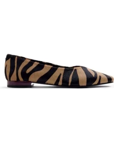 BALLERINE EN CUIR AVEC IMPRIMÉ ZÈBRE GIOSEPPO VARIOS COLORES