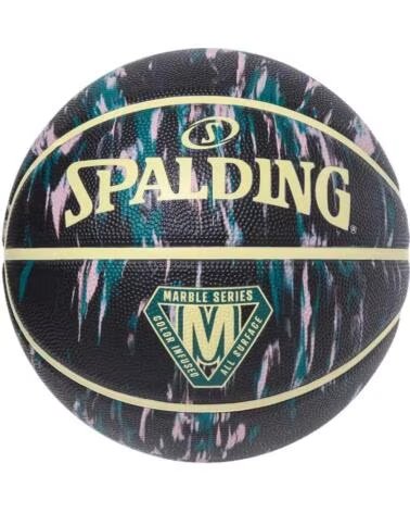 SPALDING BALLON DE BASKET MARBLE TAUPE MAUVE 1