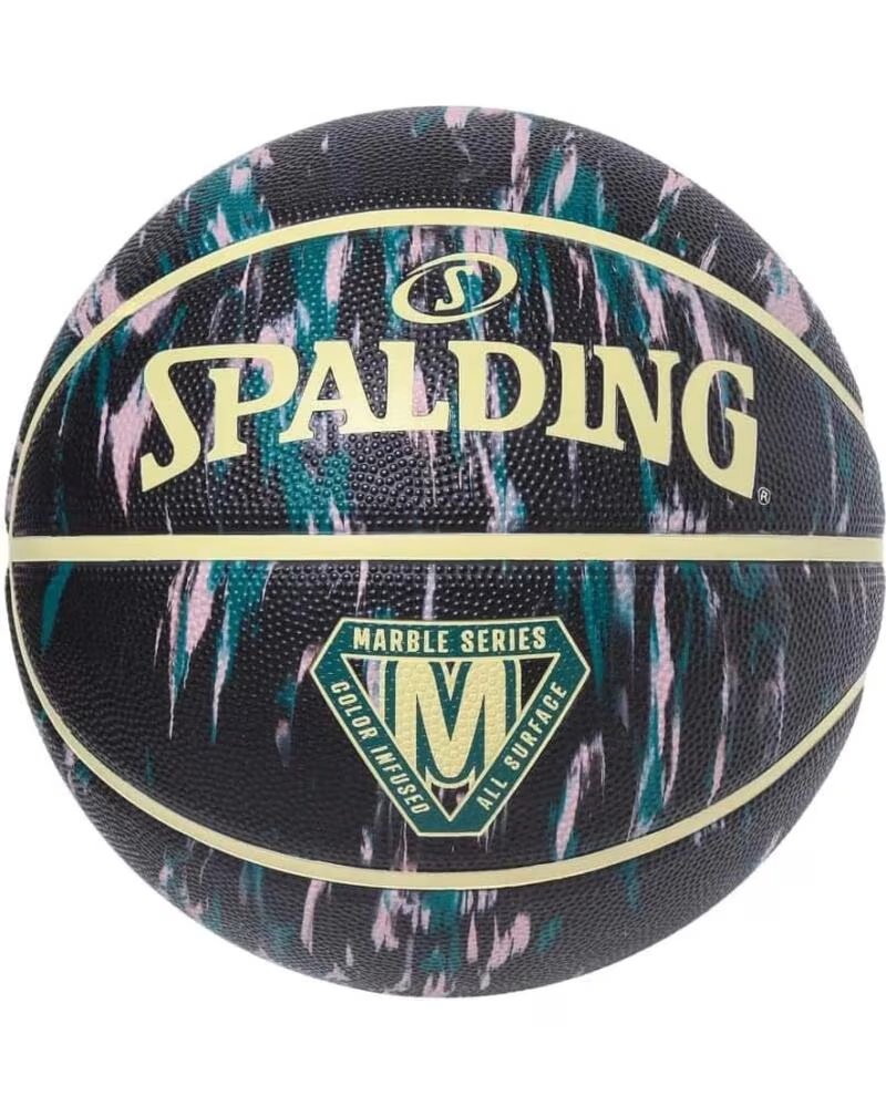 SPALDING BALLON DE BASKET MARBLE TAUPE MAUVE 1