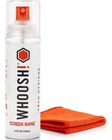 WHOOSH KIT LIMPA ECRÃS GO XL WSH003 SPRAY 100ML E PANO DE MICROFIBRA