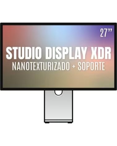 APPLE Studio Display XDR 27- Cristal Nano texturizado- Soporte con altura e inclinacion ajustable
